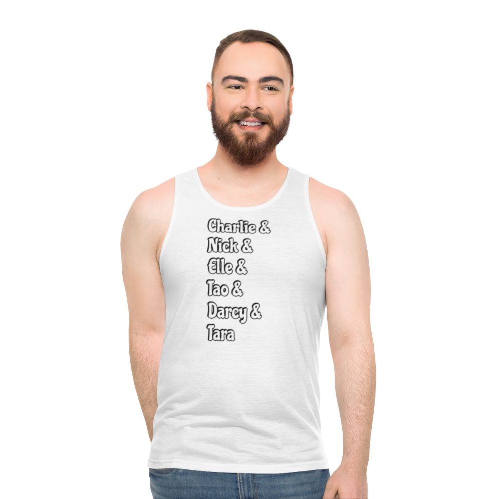 Heartstopper characters unisex tank top - men