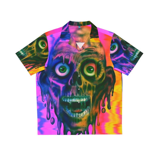 Tar Man Hawaiian Shirt - Return of the Living Dead Horror Movie Themed Zombie Apparel