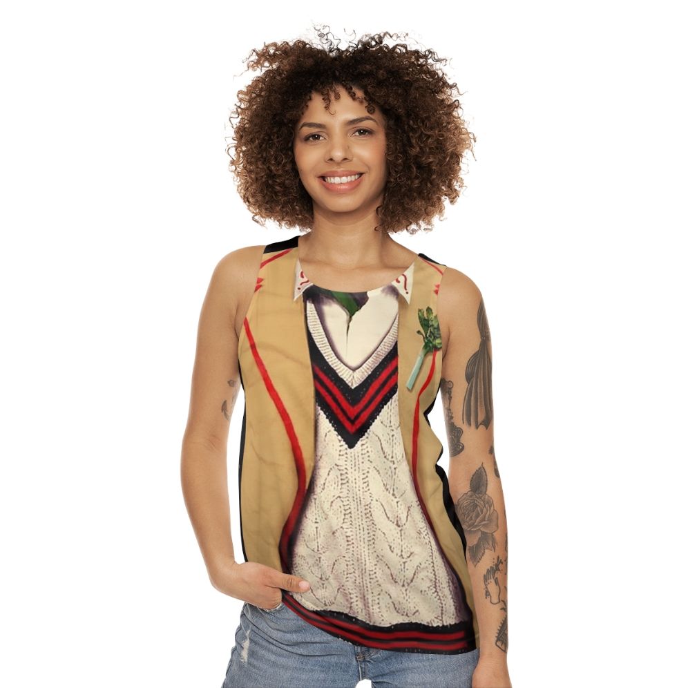 5th Doctor Who Peter Davison Unisex Tank Top - women