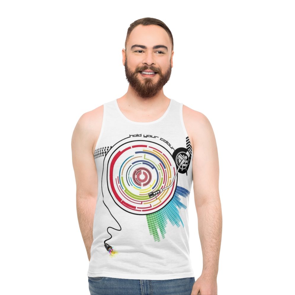 Pendulum vinyl music graphic unisex tank top - men