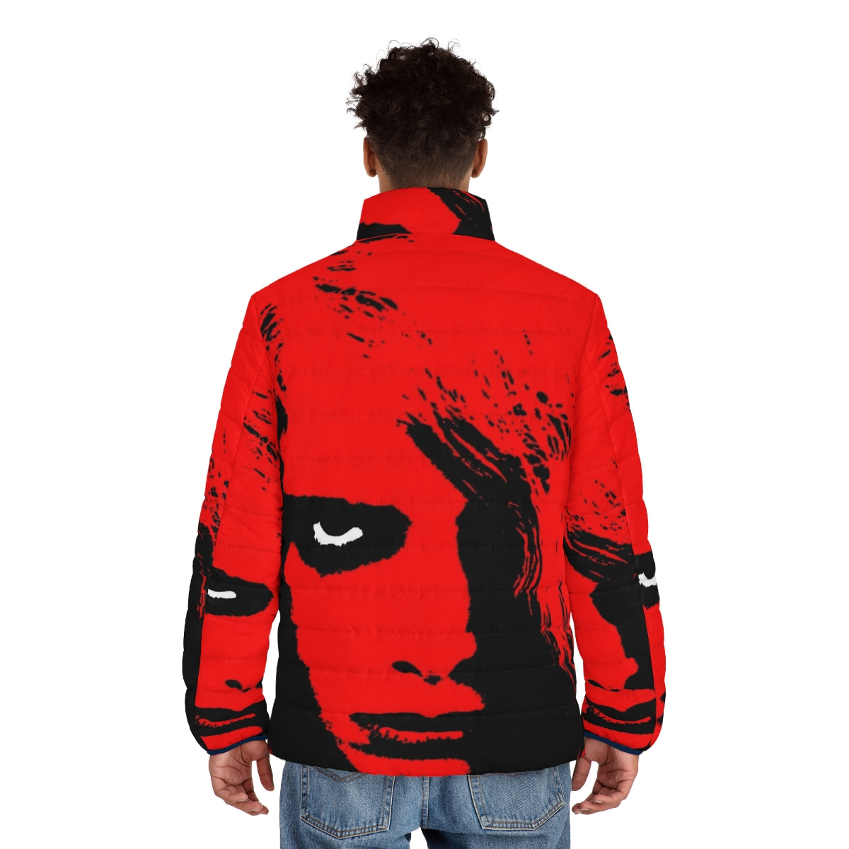 Retro horror-inspired 'Night of the Living Dead' puffer jacket - men back