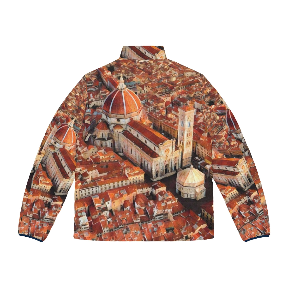 Florence Puffer Jacket - Explore the historic cityscape of Florence, Italy - Back