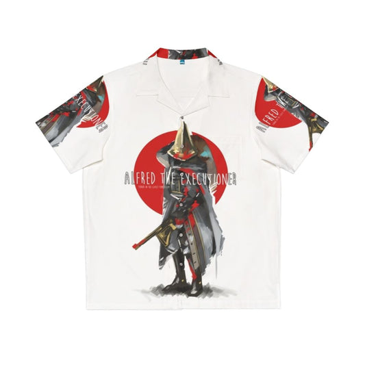 Bloodborne-inspired Hawaiian Shirt with Alfred the Executioner Design