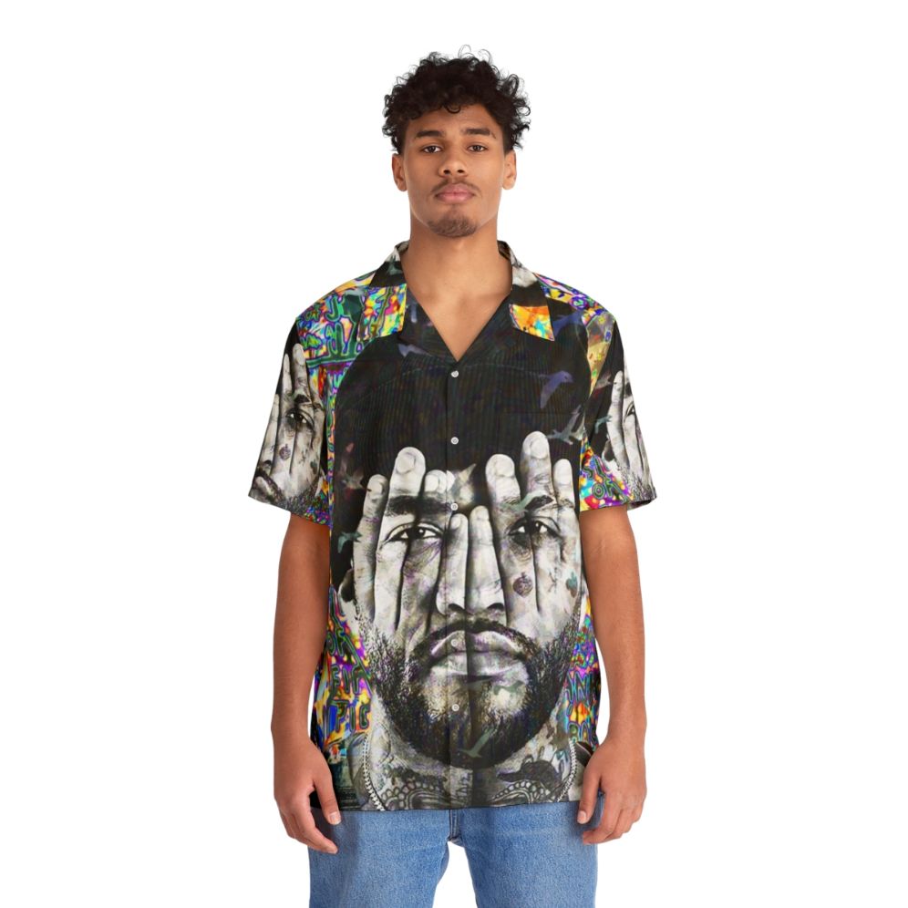 Joyner Lucas portrait Hawaiian shirt design - People Front