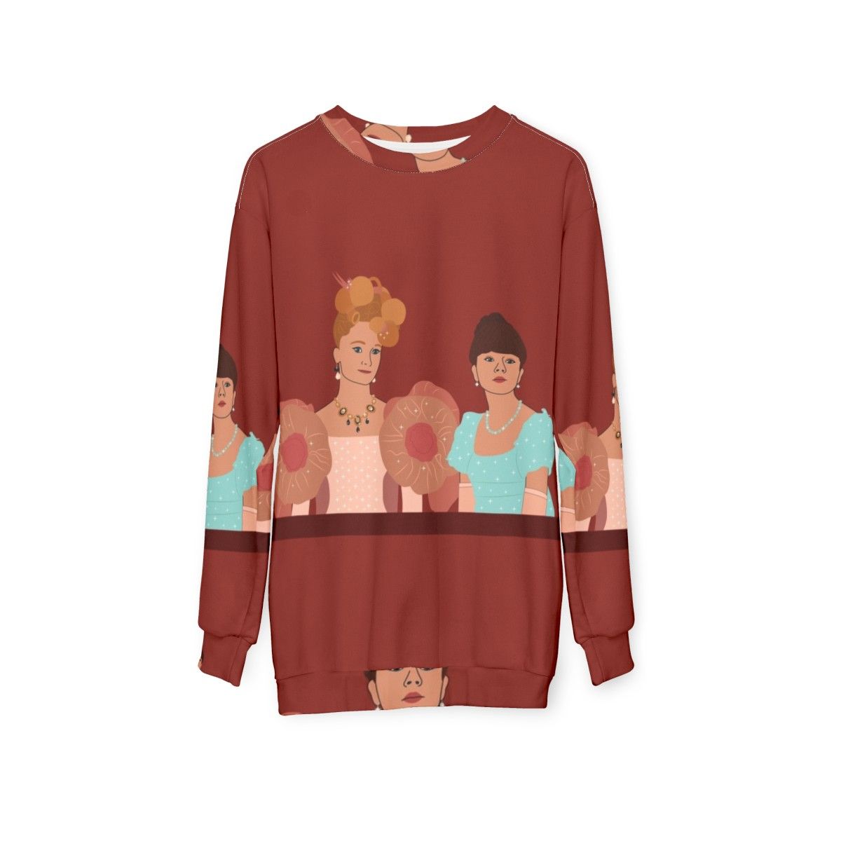 Eloise Bridgerton and Cressida Cowper Sweatshirt - hanging