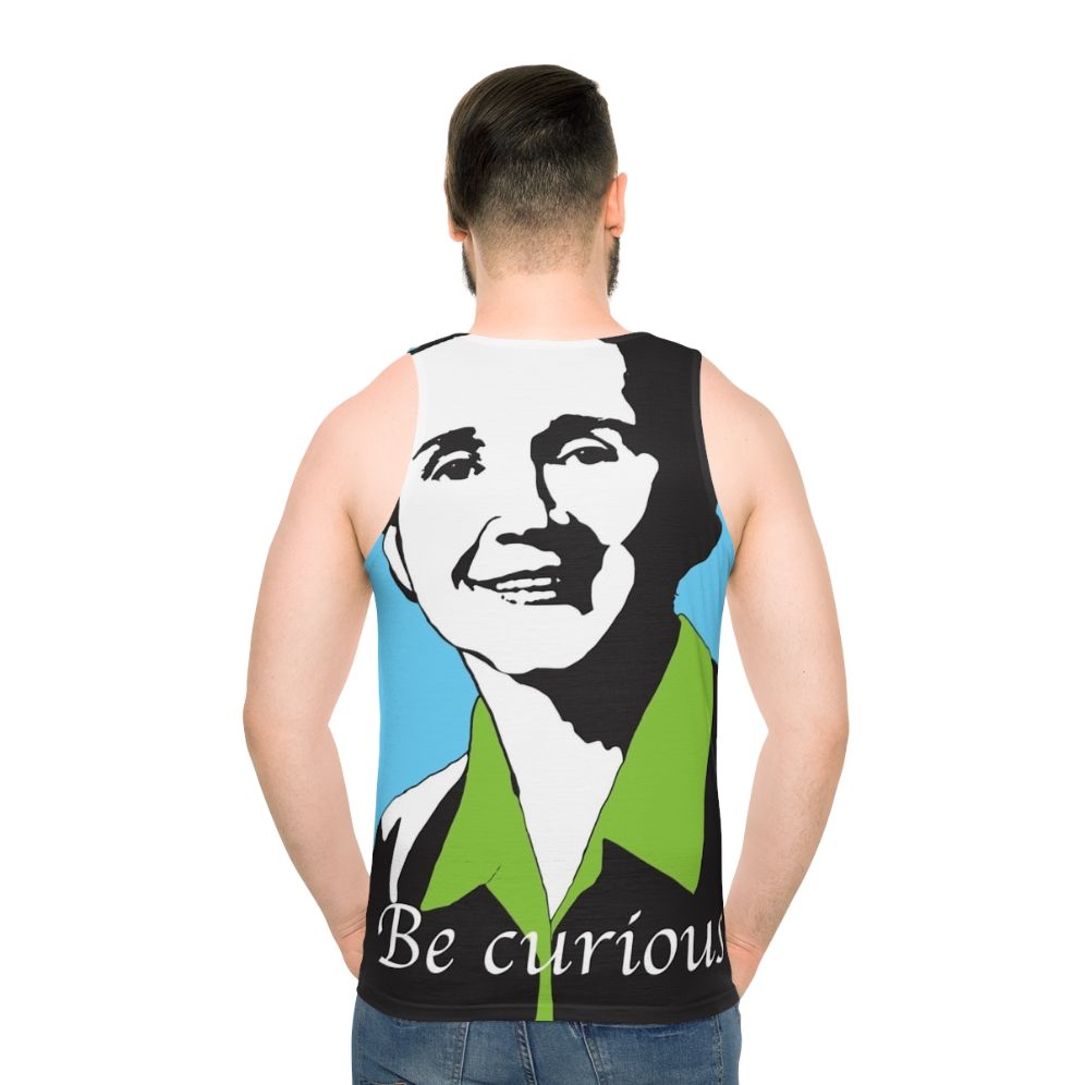 Rachel Carson Unisex Tank Top - men back