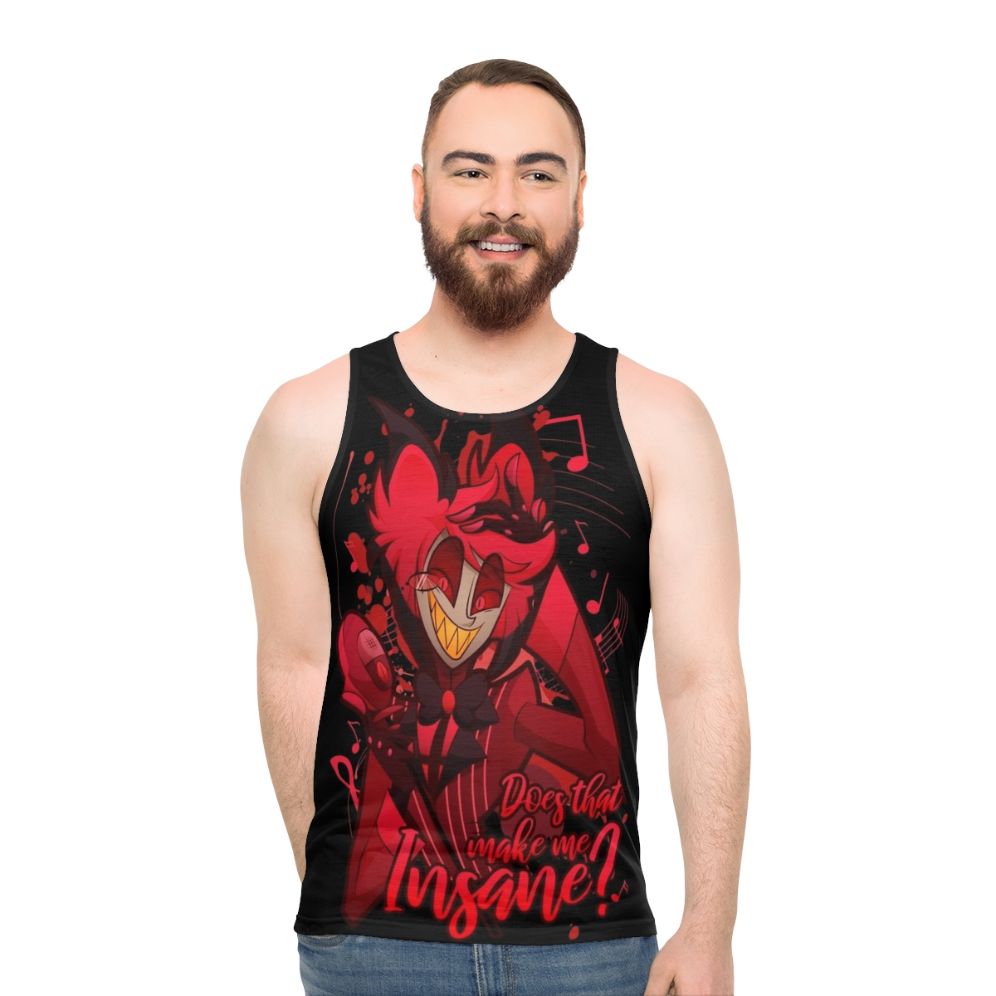 Unisex Hazbin Hotel Alastor the Radio Demon Tank Top - men