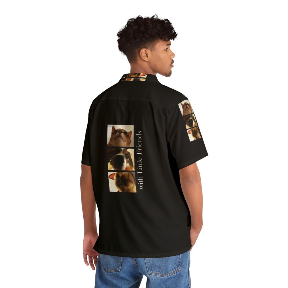 Colorful Hawaiian shirt with WayV and pet graphics - People Back