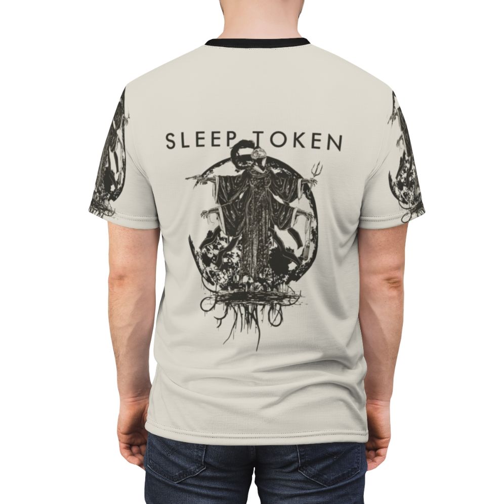 Sleep Token Inspired Graphic AOP T-Shirt - men back