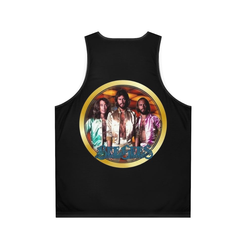 Vintage 1970s Bee Gees custom unisex tank top - Back