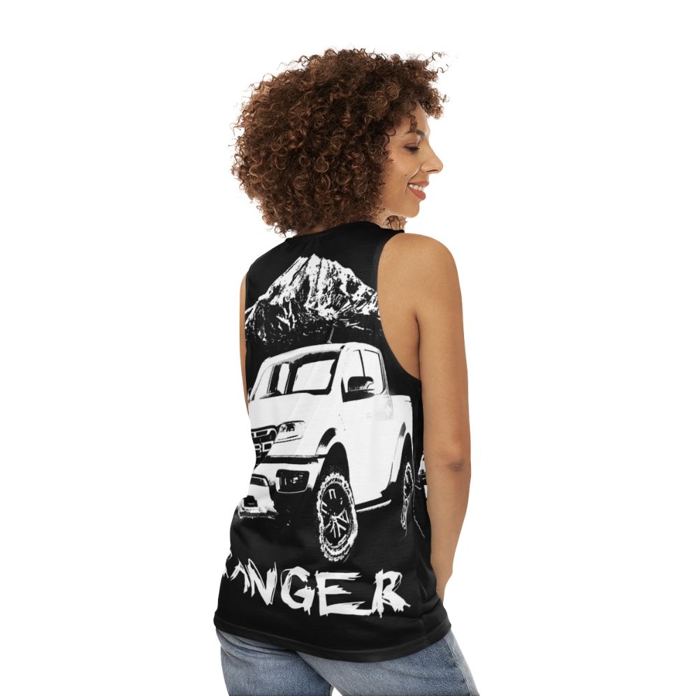 Ford Ranger Unisex Tank Top for Outdoor Enthusiasts - women back