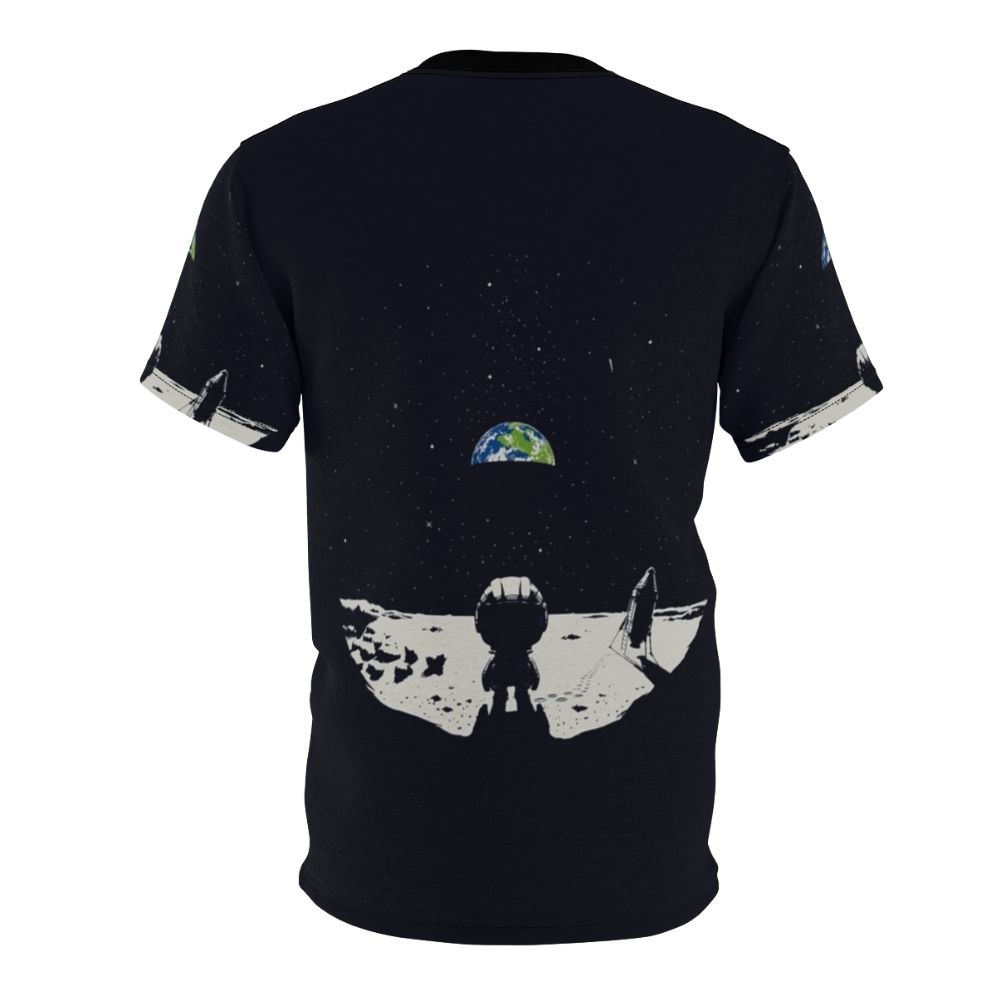 Kerbal Space Program Inspired T-shirt with Lonely Space Design - Back