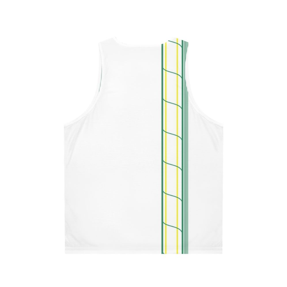 Unisex tank top for LGBTQ pride and incontinence care - Back