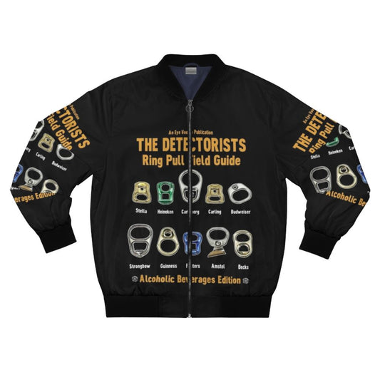 Detectorist-themed bomber jacket with Eye Voodoo design