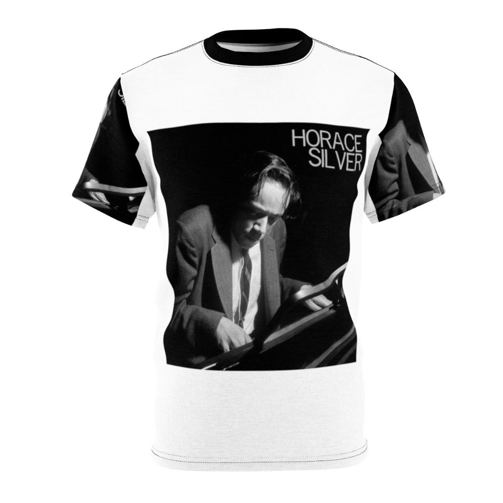 Horace Silver AOP T-shirt featuring the iconic jazz musician and his influence on modern music