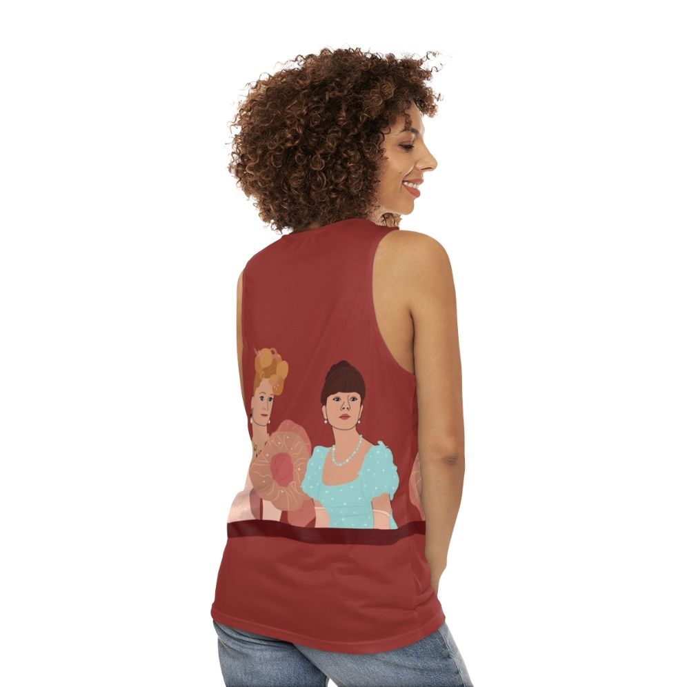 Bridgerton Eloise and Cressida Unisex Tank Top - women back