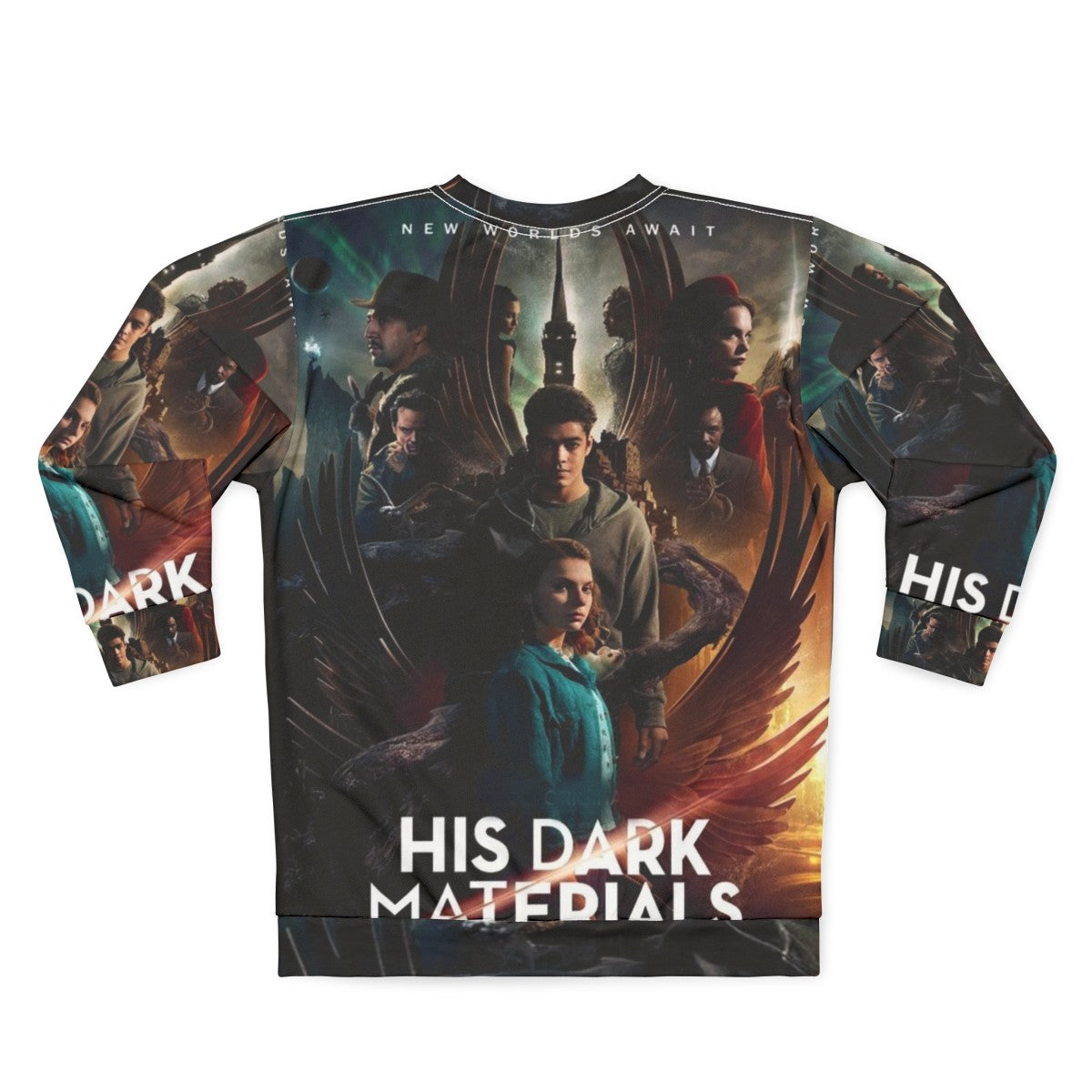 "His Dark Materials Fantasy Sweatshirt featuring Lyra Belacqua" - Back