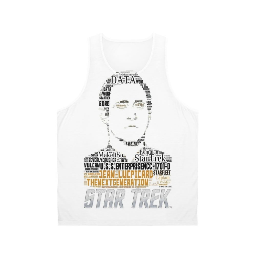 Data Star Trek: The Next Generation Unisex Tank Top