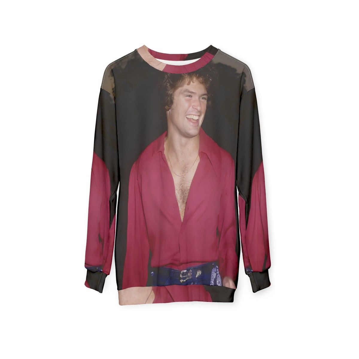 Vintage David Hasselhoff "So Hot" Sweatshirt - hanging