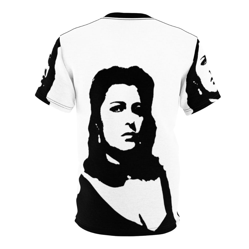 Pop art-style illustration of acclaimed Italian actress Anna Magnani - Back