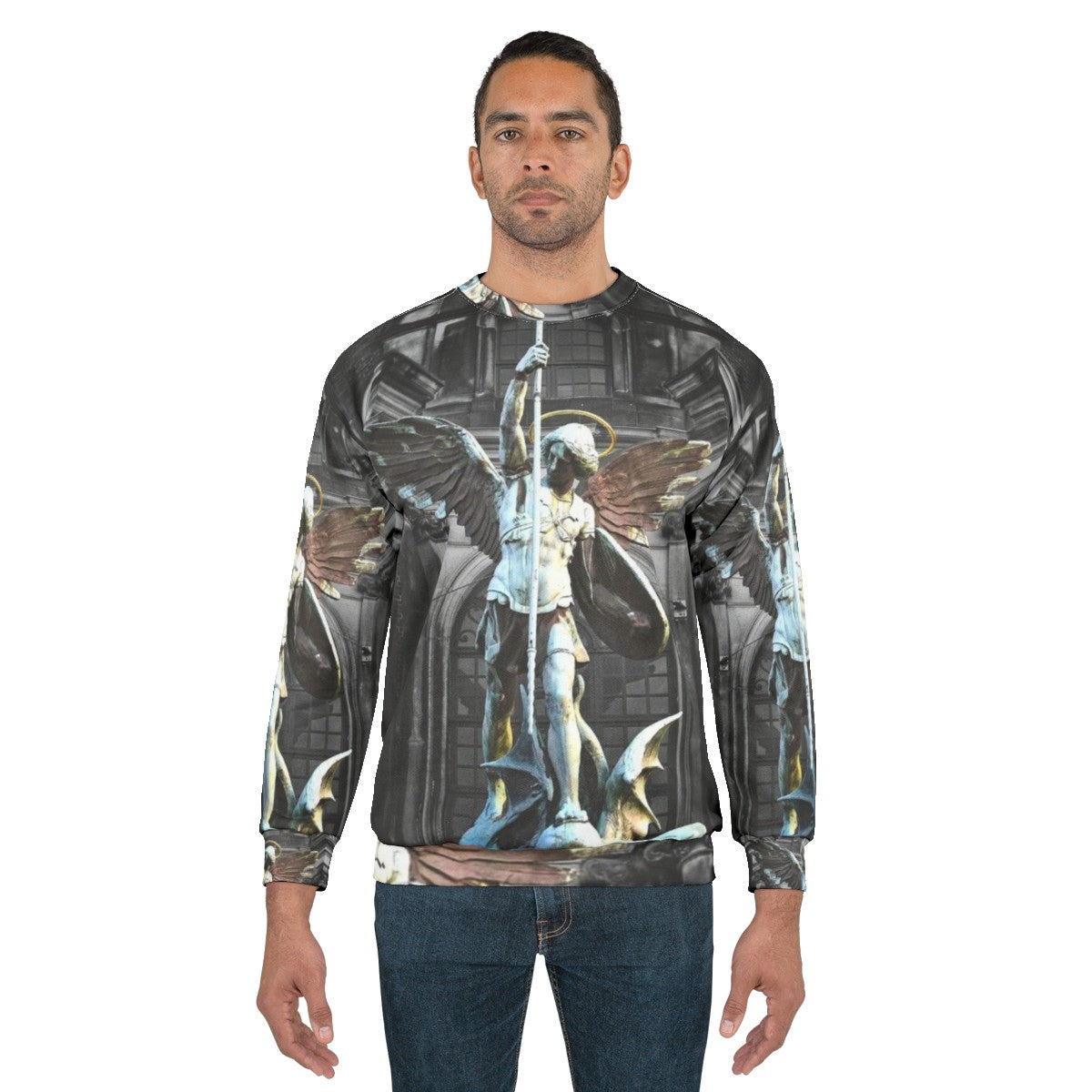 St Michael The Archangel Catholic Christian Sweatshirt - men