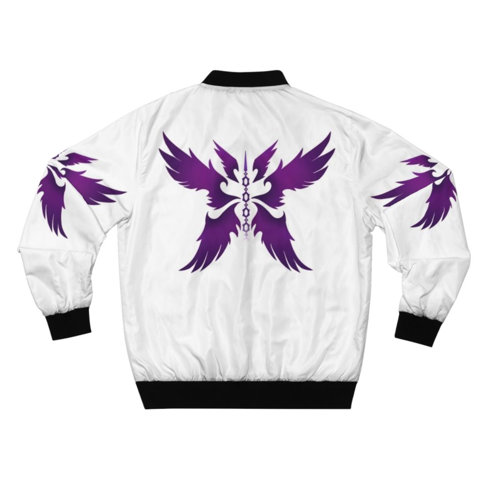 Minimalist Morgana League of Legends Bomber Jacket - Back