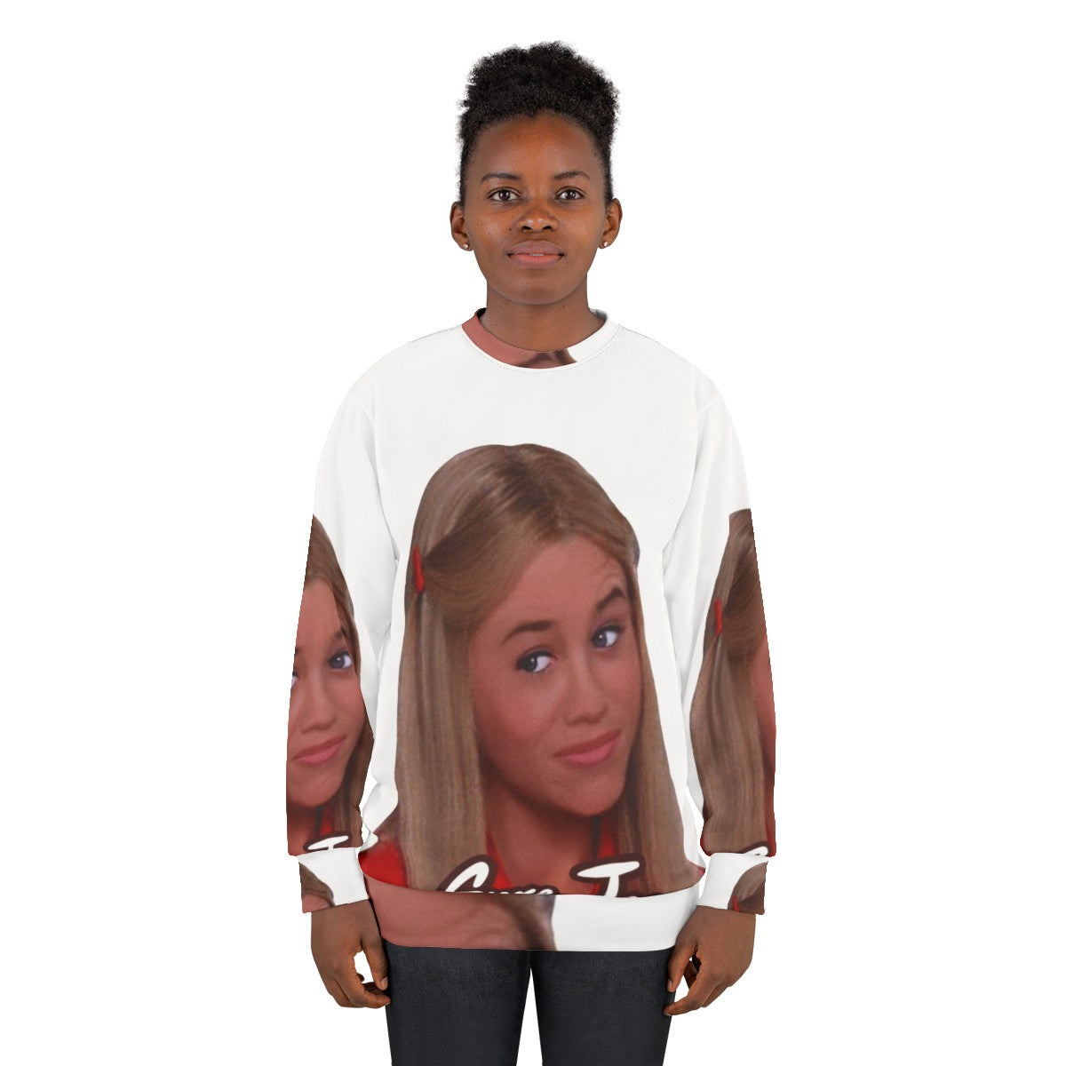 "Sassy 'Sure Jan' Brady Bunch Pop Culture Sweatshirt" - women