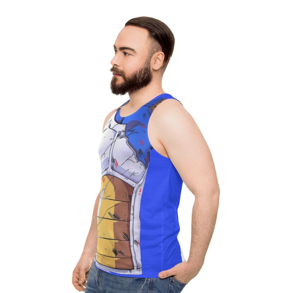 Saiyajin anime tank top - men side