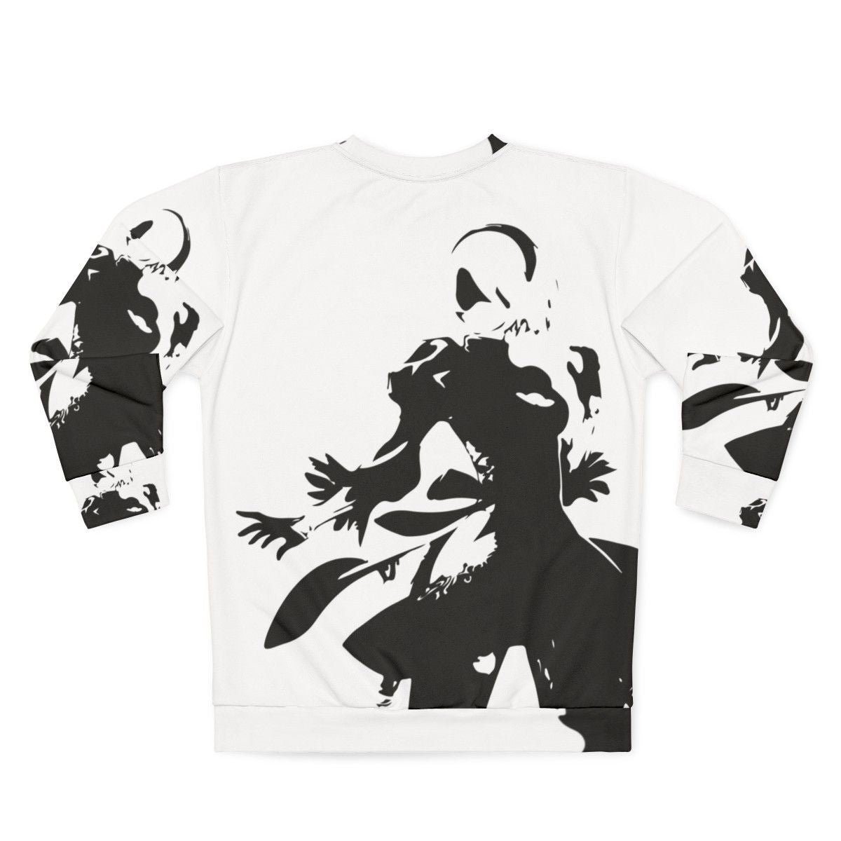 2B Silhouette Sweatshirt - Nier Automata Inspired Clothing - Back