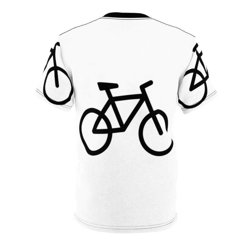 Stylish bicycle lover t-shirt for bike enthusiasts - Back