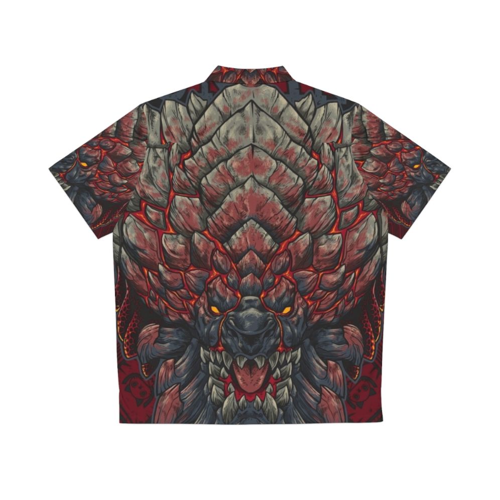 Bazelgeuse Hawaiian Shirt for Monster Hunter Fans - Back