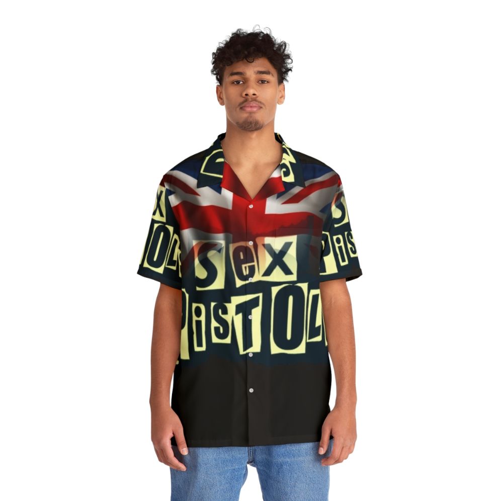 Pistols Punk Rock Hawaiian Shirt - People Front