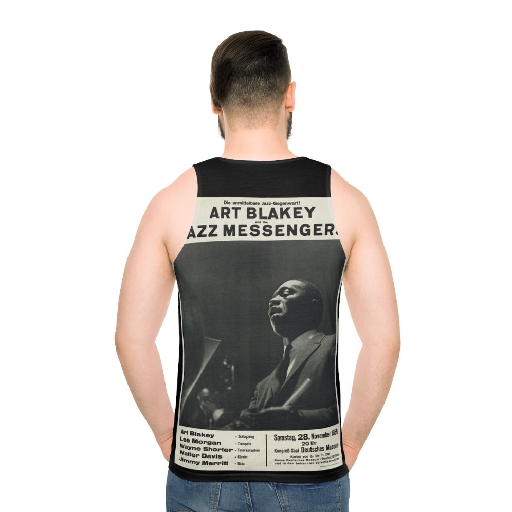 Art Blakey and The Jazz Messengers Unisex Tank Top - men back