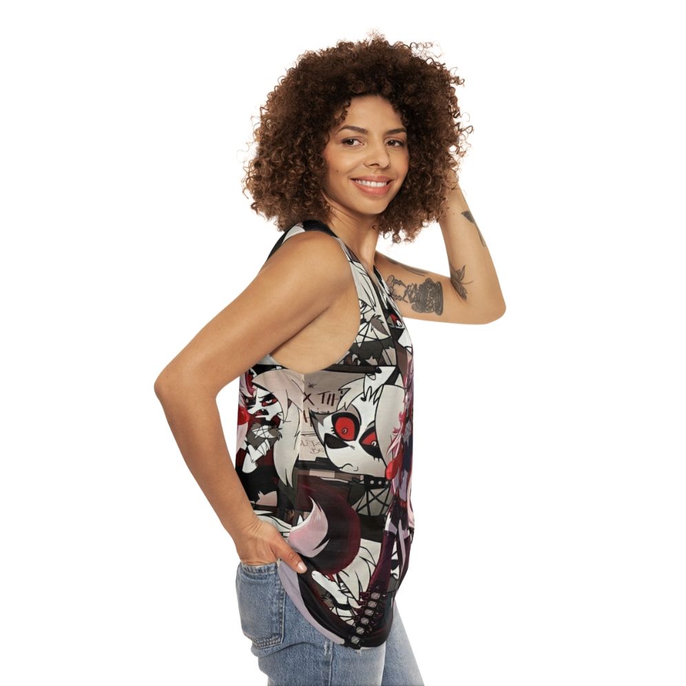 Helluva Boss Loona Unisex Anime Tank Top - women side