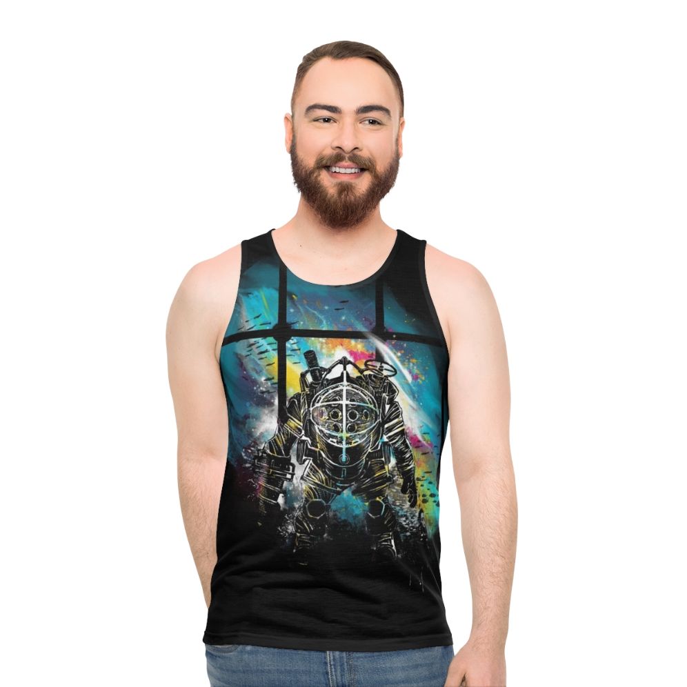 Bioshock inspired Mr Bubbles unisex tank top - men