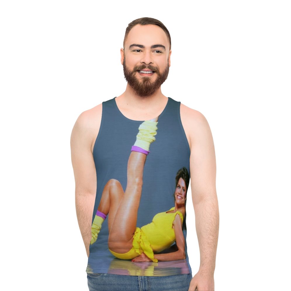 Jane Fonda Unisex Vintage Tank Top - men