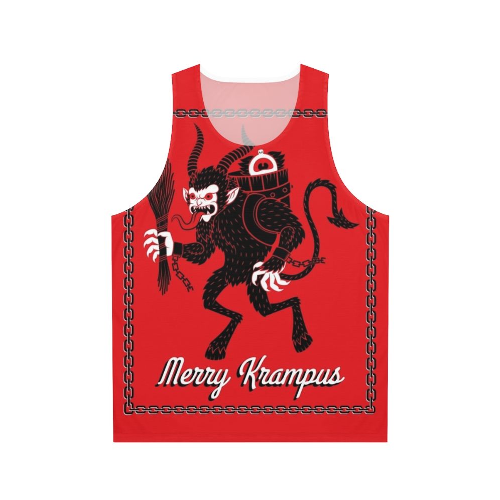 Merry Krampus unisex tank top