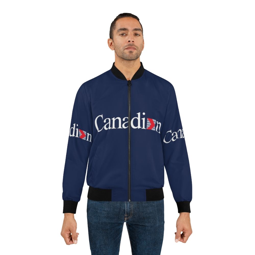 Vintage Canadian Airlines Logotype 01 Bomber Jacket - Lifestyle