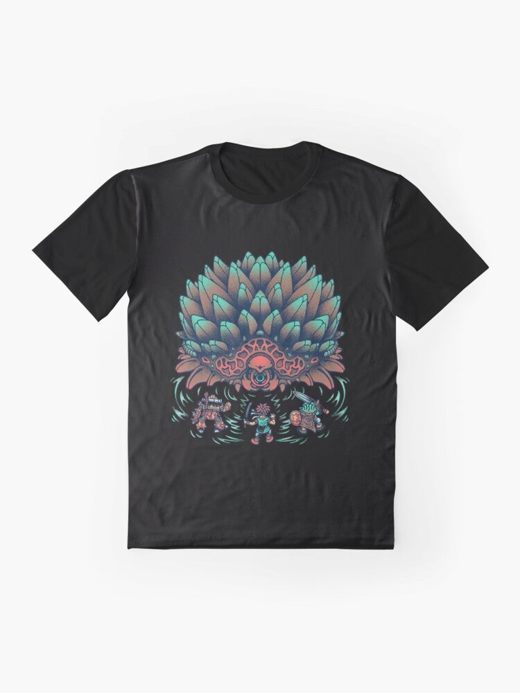 Chrono Trigger Lavos Graphic T-Shirt - Flat lay