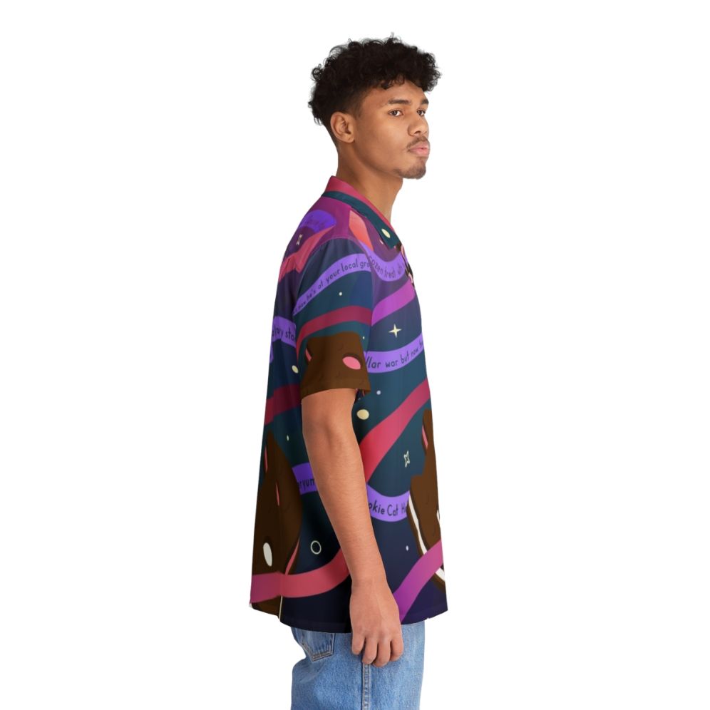 Cosmic Cookie Cat Hawaiian Shirt - People Pight