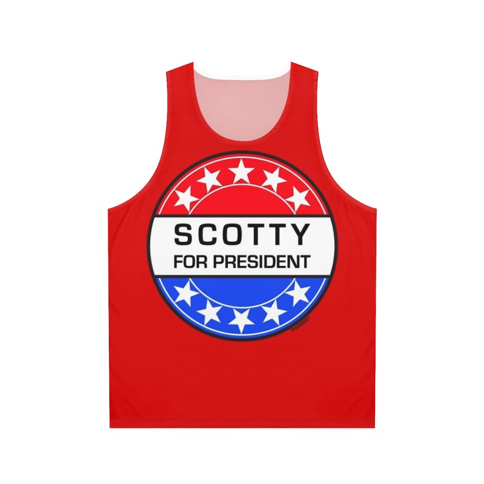 Vintage Scotty For President Unisex Star Trek Tank Top