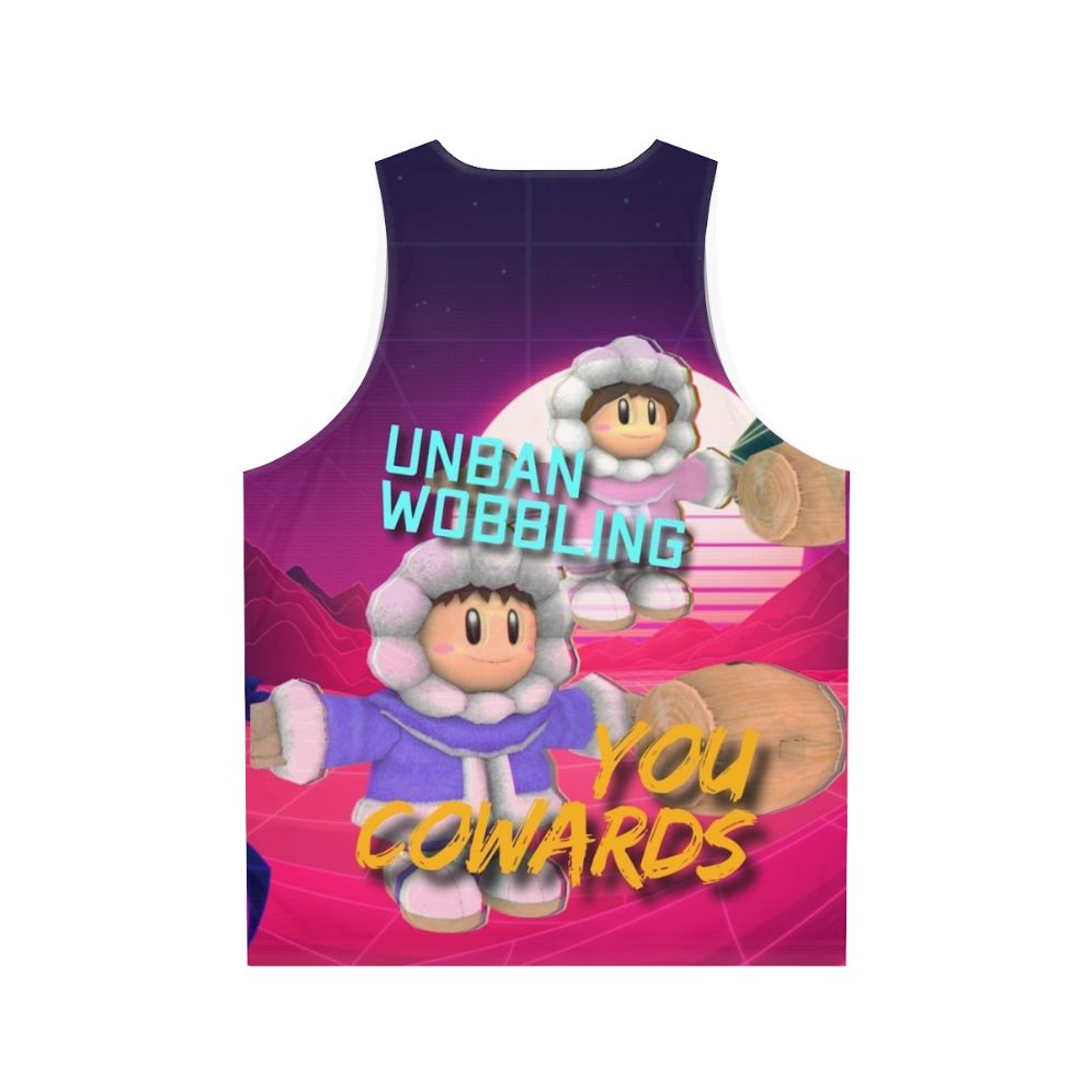 Unisex "Unban Wobbling" Ice Climbers Tank Top - Back