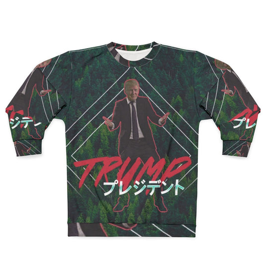 Vaporwave Trump Sweatshirt