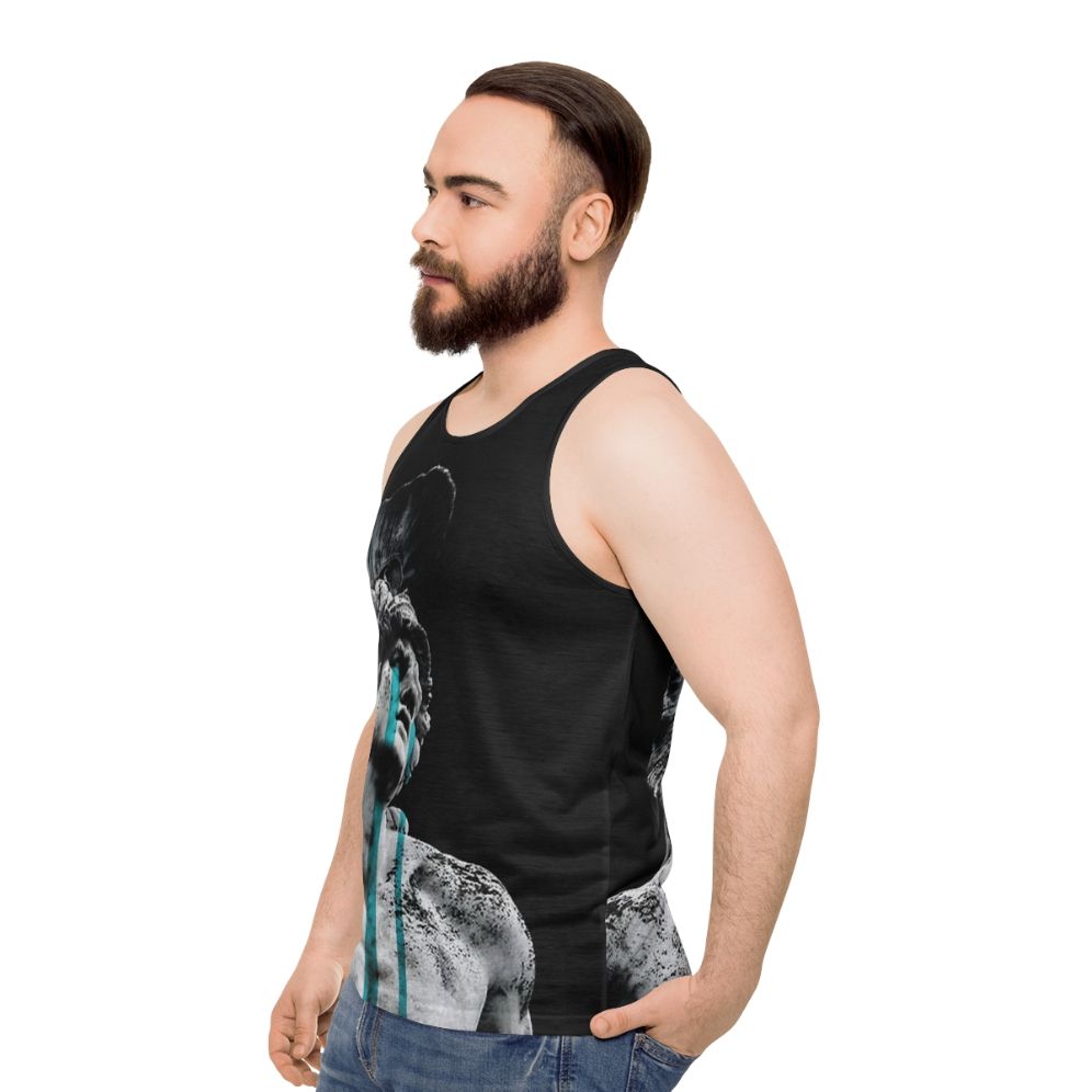 Achilles Tank Top - Surreal Digital Art - men side