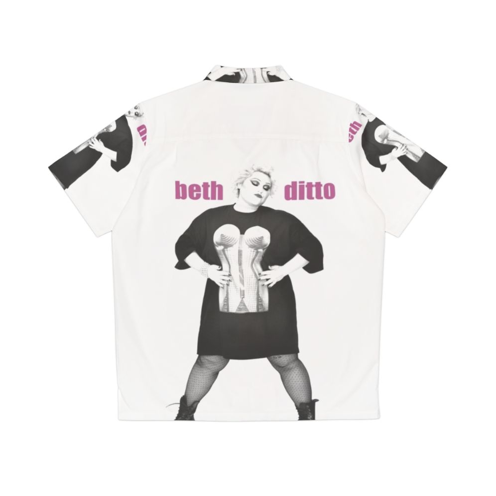 Beth Ditto Punk Rock Hawaiian Shirt - Back