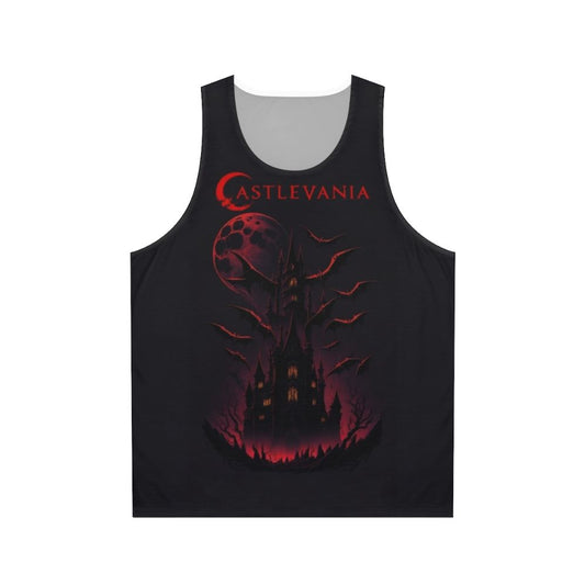 Castlevania Unisex Tank Top with Exquisite Darkness Design