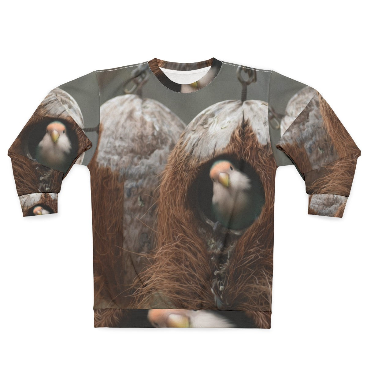 Birds and animals nest sweatshirt