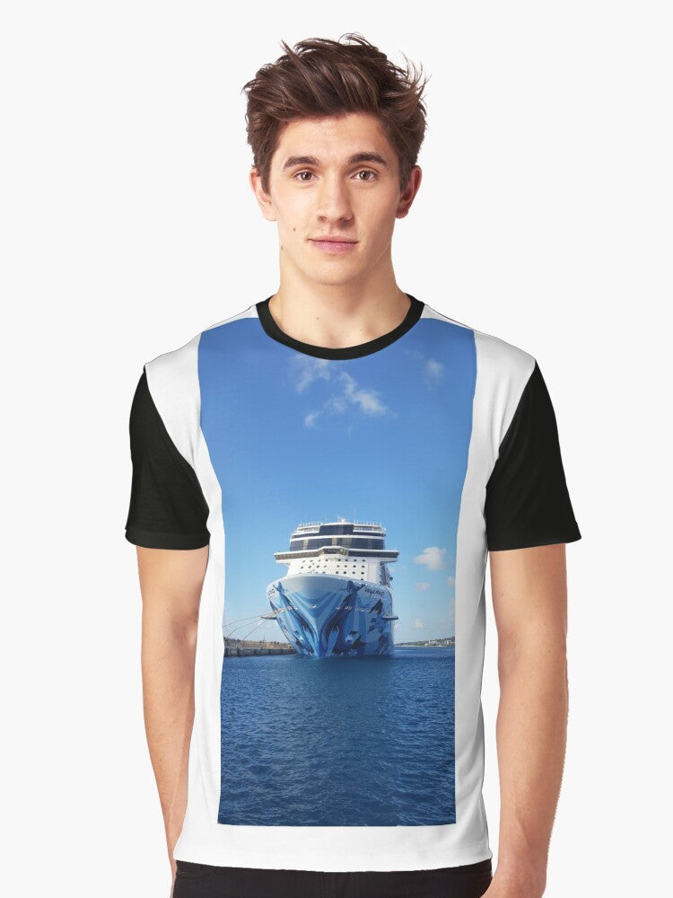 Norwegian Bliss Cruise Ship Graphic T-Shirt - Men