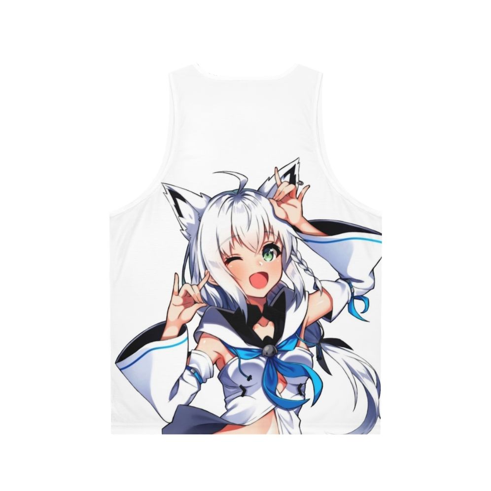 Shirakami Fubuki Anime Tank Top - Back