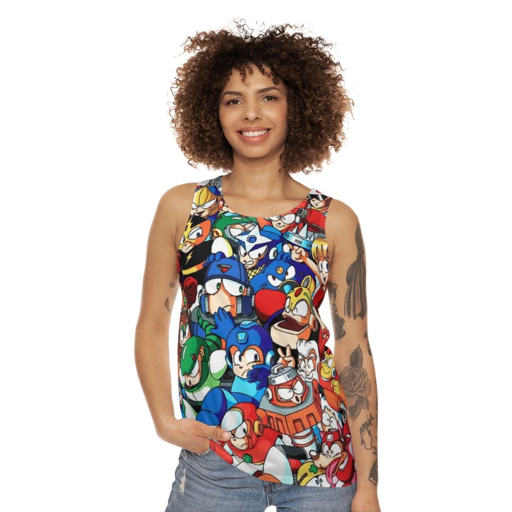 Mega Man Robot Masters Unisex Tank Top - women